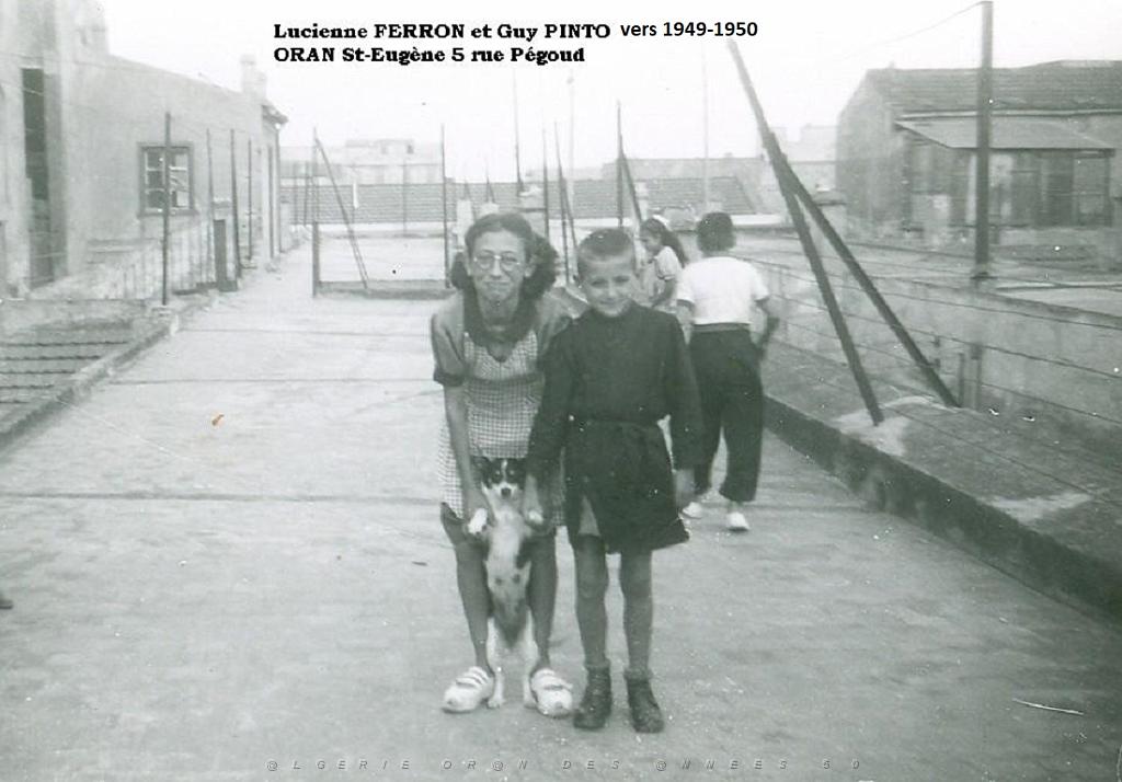 ORAN - Saint Eugene LUCIENNE FERRON ET GUY PINTO 1949.jpg